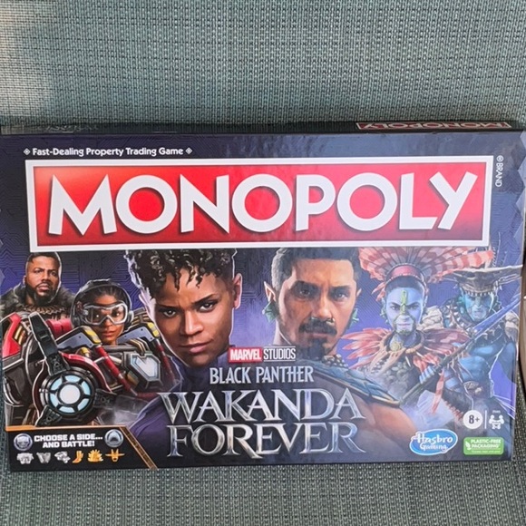 MONOPOLY  Marvel Studiios. Wakanda  Forever Edition Board Game NEW - Picture 1 of 3